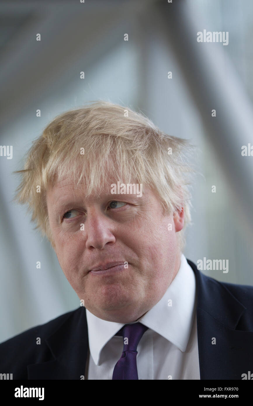 Brexit 'Abstimmung verlassen' Rallye von Boris Johnson MP Wahlkampf um den Euro zu verlassen, am 23. Juni statt Referendum, Newcastle, England UK Stockfoto
