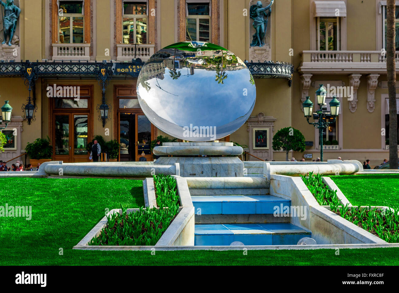 Monte Carlo, Monaco - März 1: Das berühmte Casino von Monte Carlo. Monte Carlo, Monaco auf 1. März 2016 Stockfoto