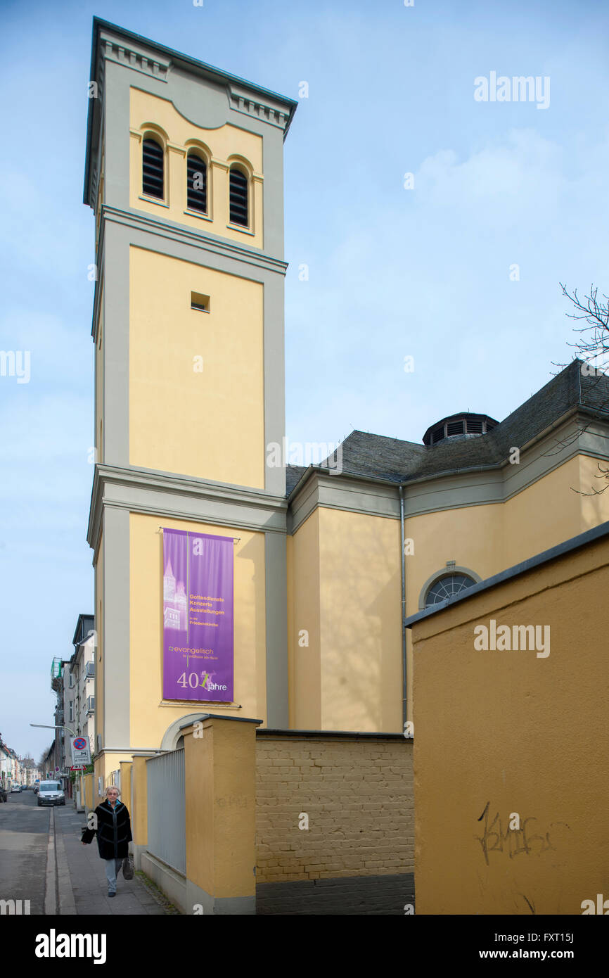 K? ln, M? Hlheim, Evangelische Friedenskirche Stockfoto
