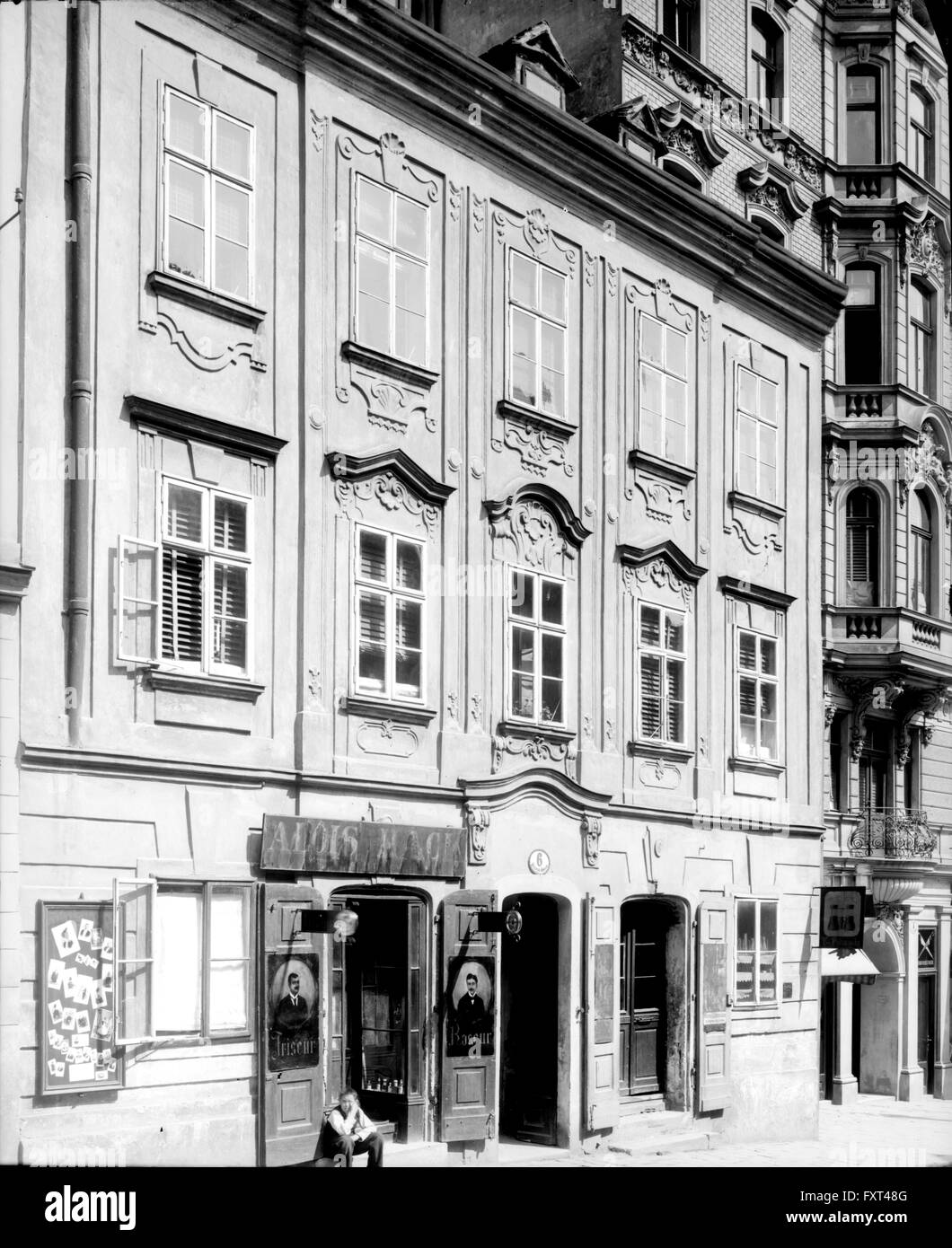 Wien 8, Strozzigasse 6 Stockfotografie Alamy