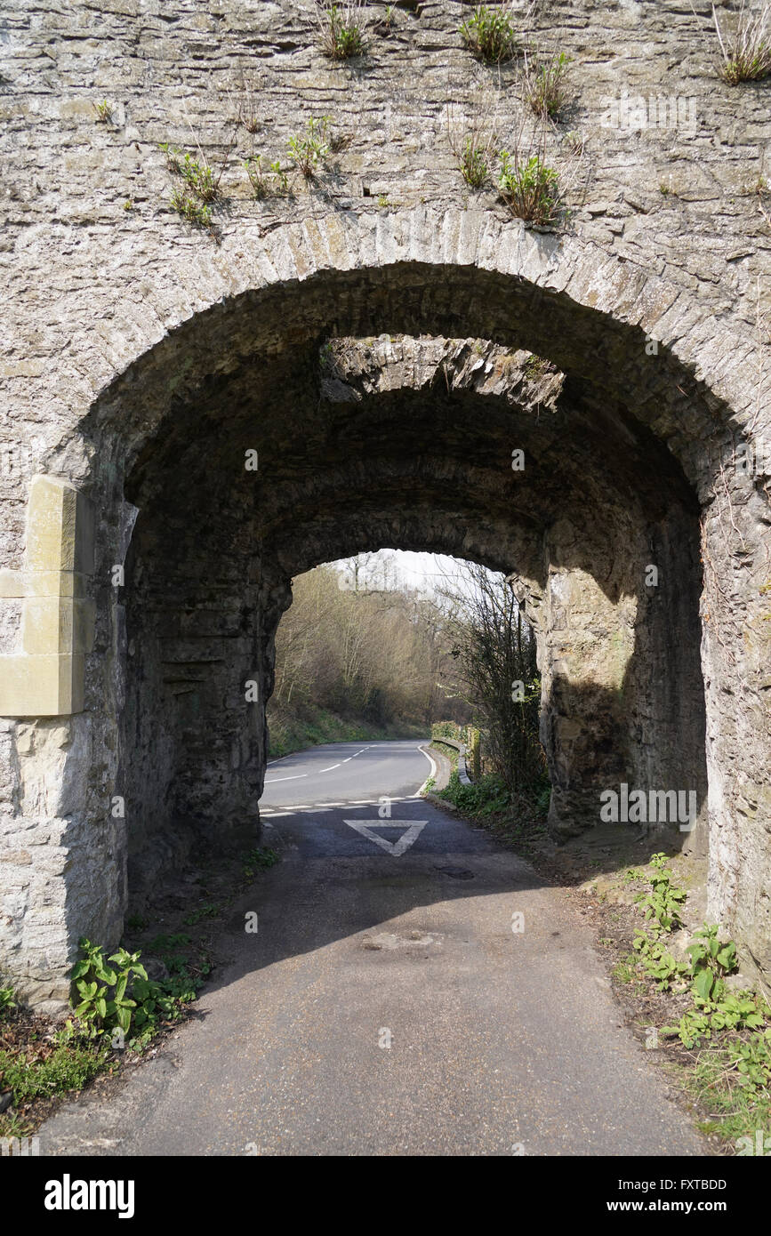 Der Pipewell mittelalterliche Stadt Tor, Winchelsea, East Sussex-2 Stockfoto