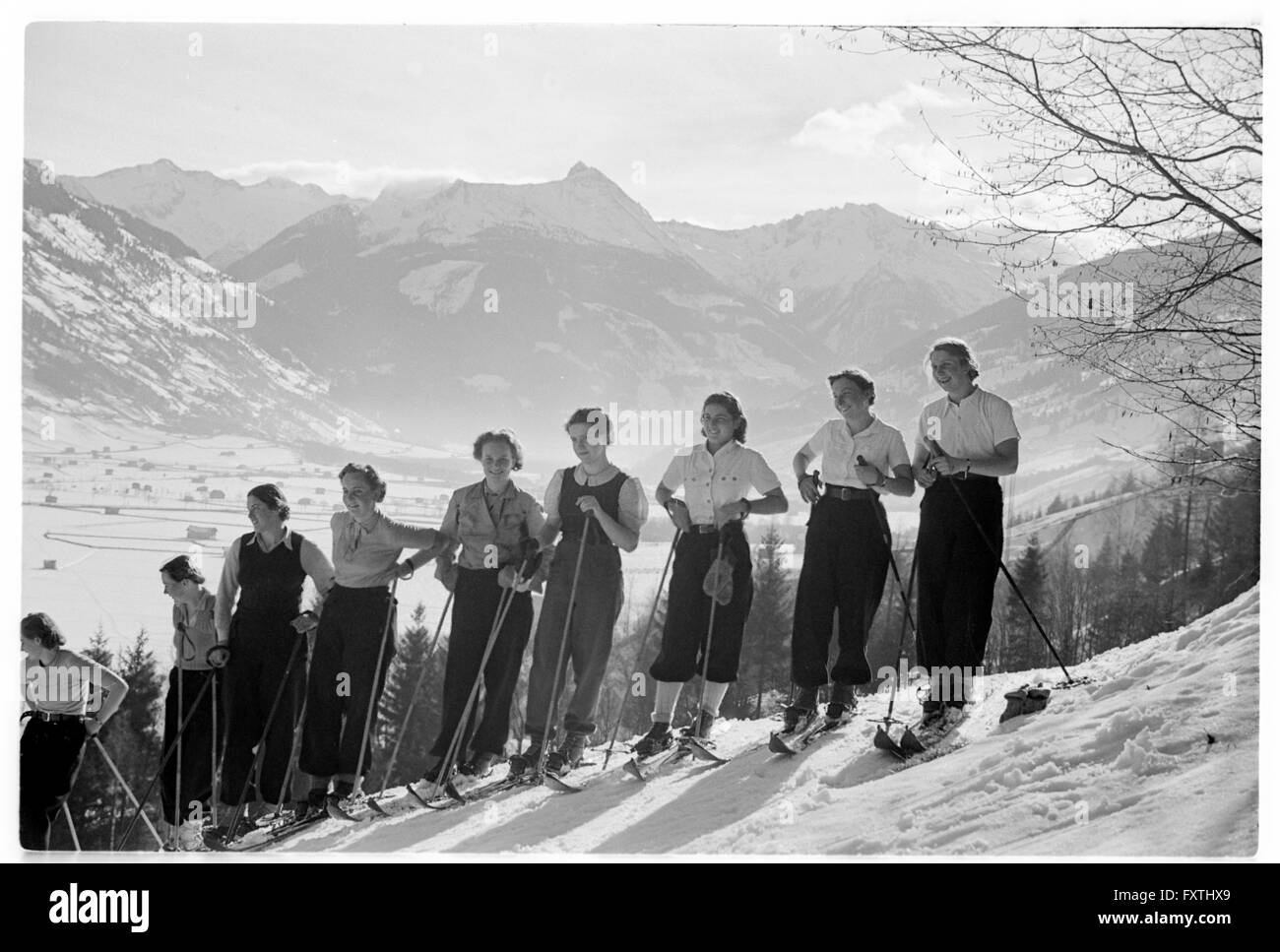 BdM-Skilager Stockfoto