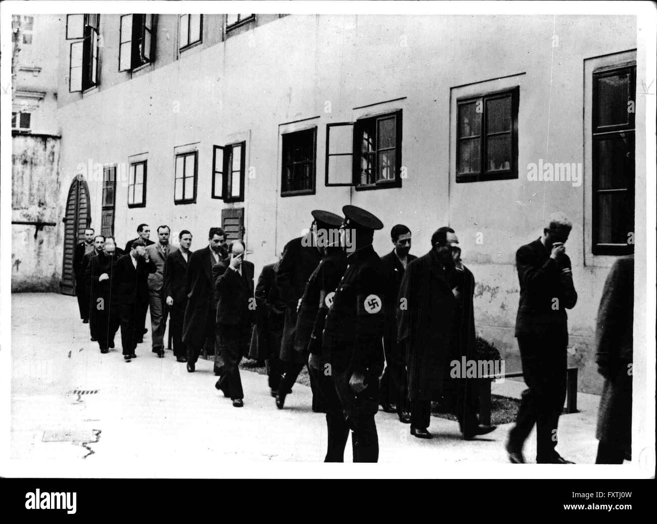 Anschluss Österreichs 1938 Stockfoto