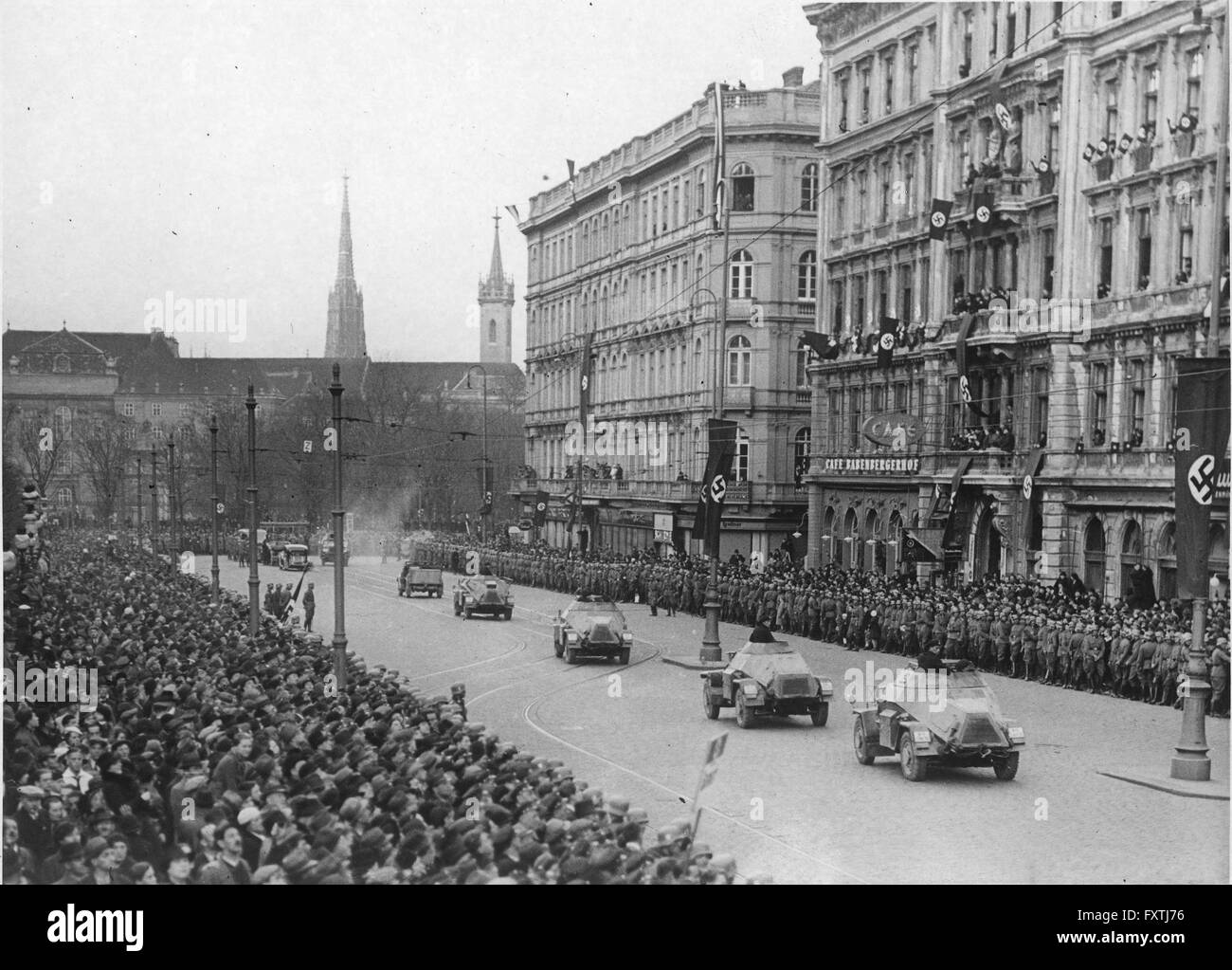 Hitler in Wien Stockfoto