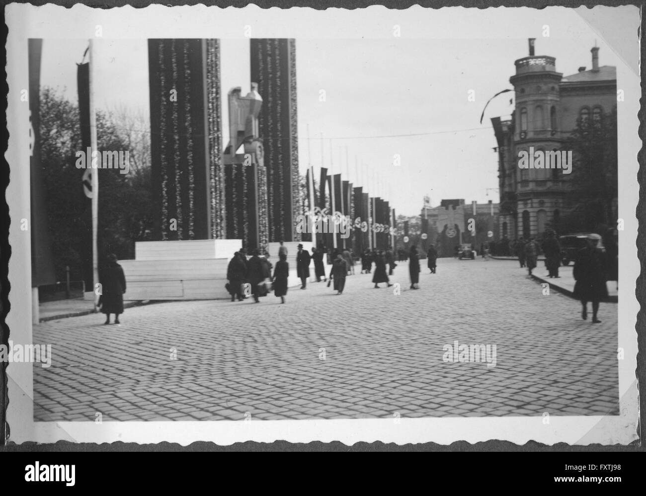 Wien Im NS-Schmuck Stockfoto