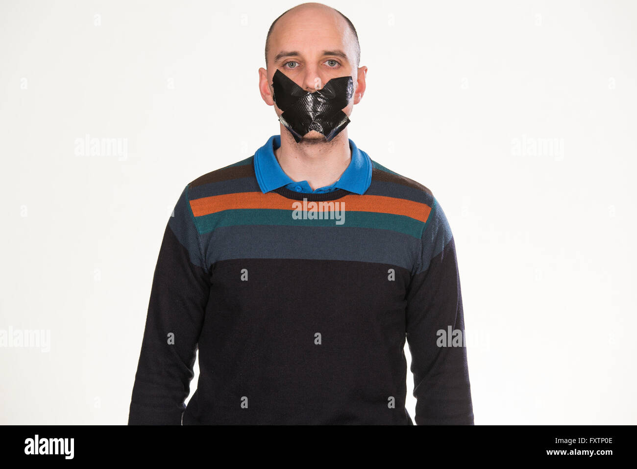 Wir wollen nicht Ihre Probleme zu hören Stockfoto