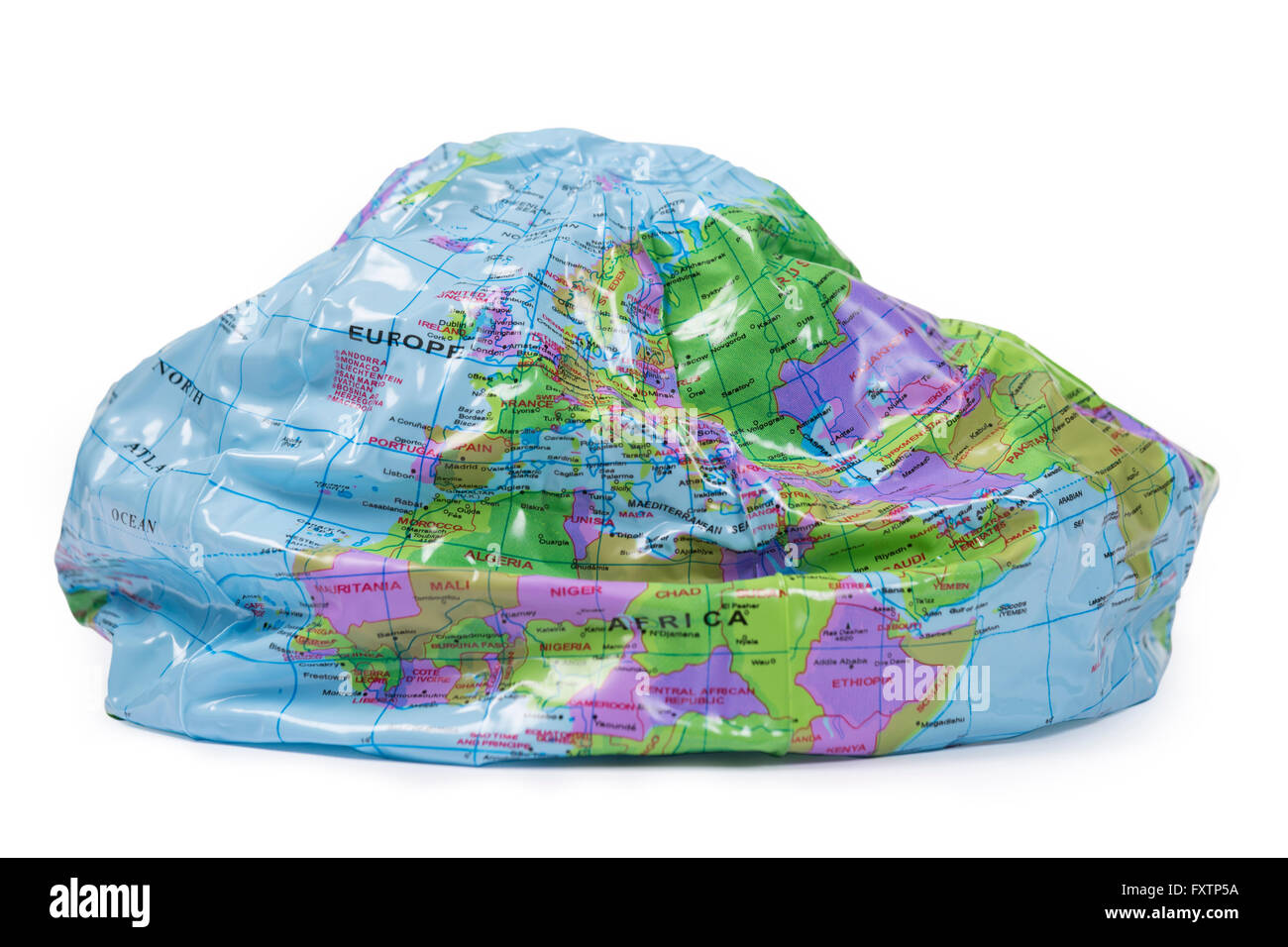 Schmelzende Planet Gloabal Erwärmung Konzept Stockfoto