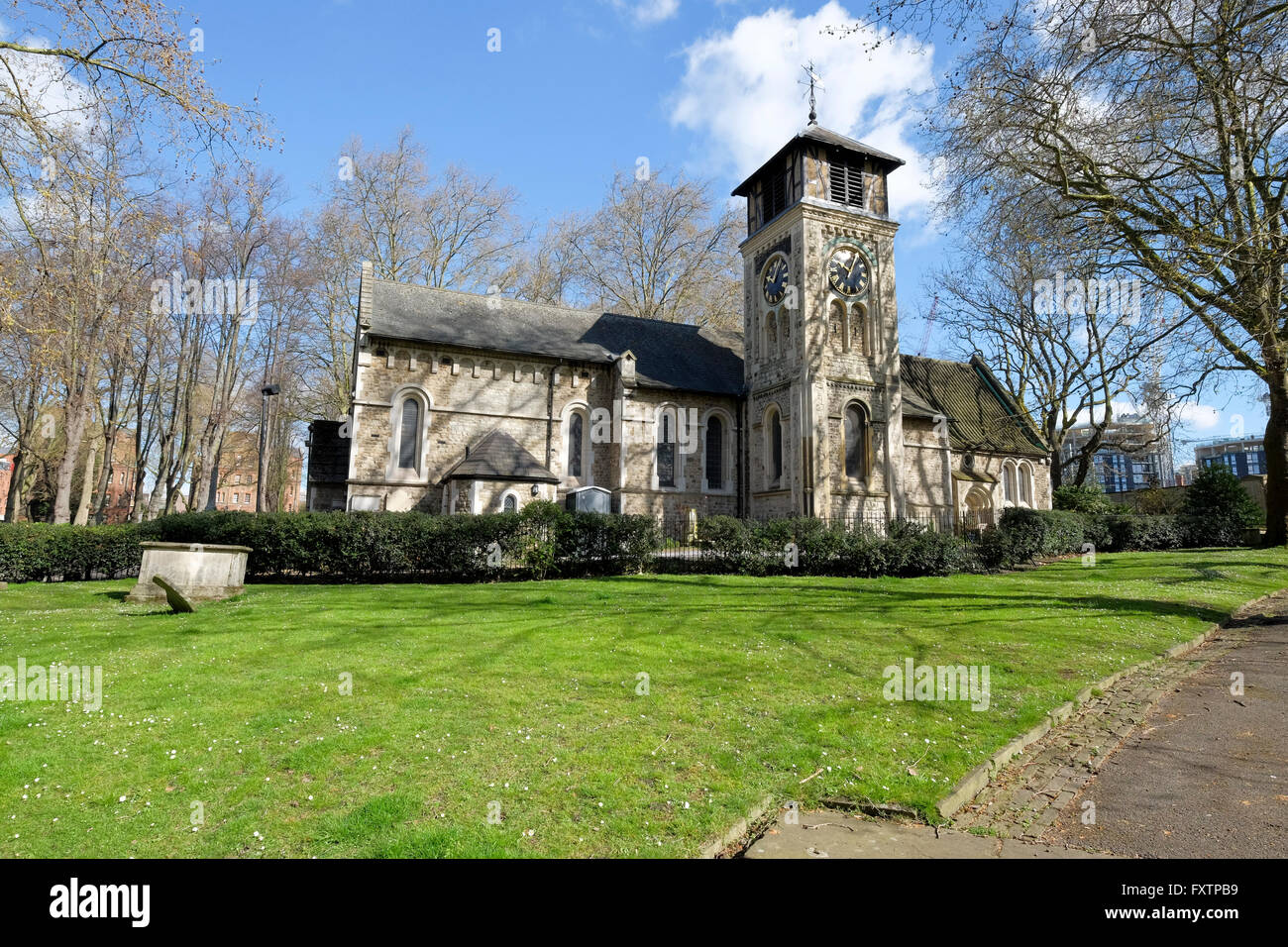 Alte Kirche St. Pancras, Somers Town, Camden, London, England, Vereinigtes Königreich Stockfoto