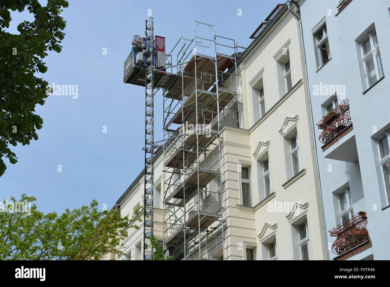 Altbauten, Crellestrasse, Schöneberg, Berlin, Deutschland Stockfoto