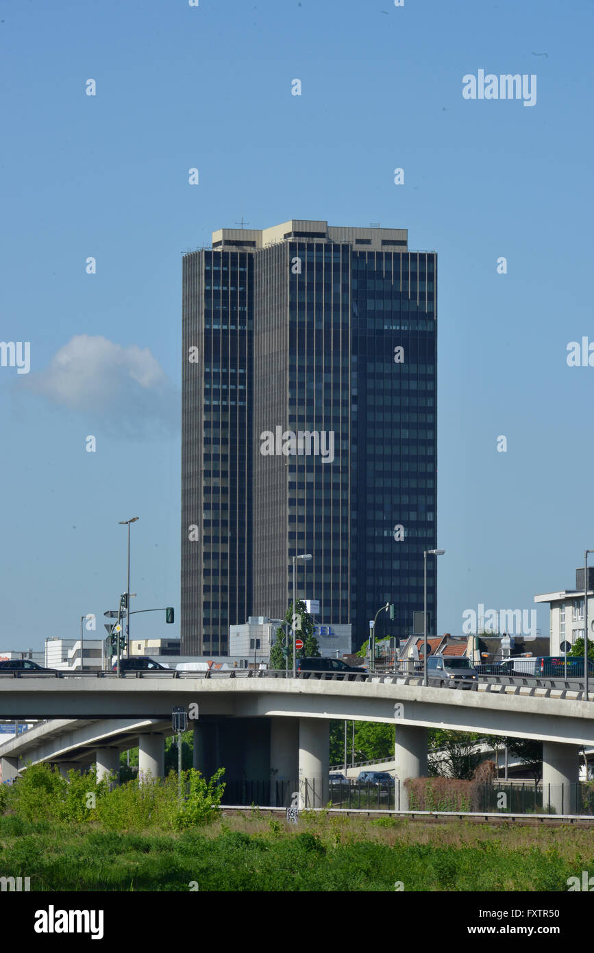 Hochhaus, Steglitzer Kreisel, Steglitz, Berlin, Deutschland Stockfoto