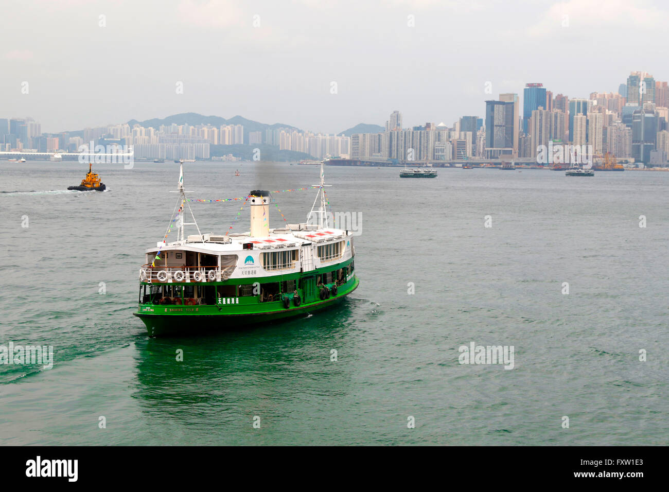 Sterne Passagier Fähre VICTORIA HARBOUR HONG KONG CHINA 4. Mai 2015 Stockfoto