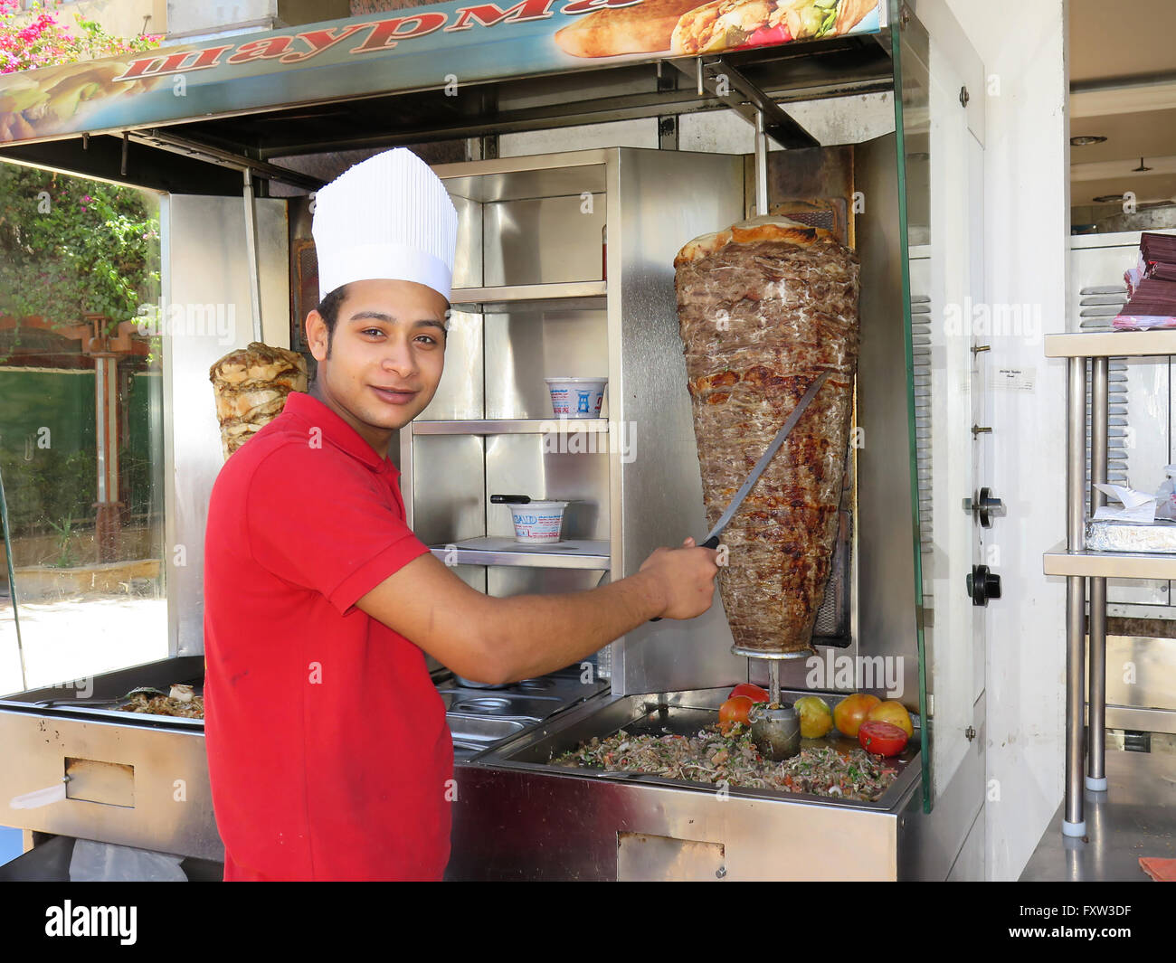 Döner, Hurghada, Aegypten Stockfoto
