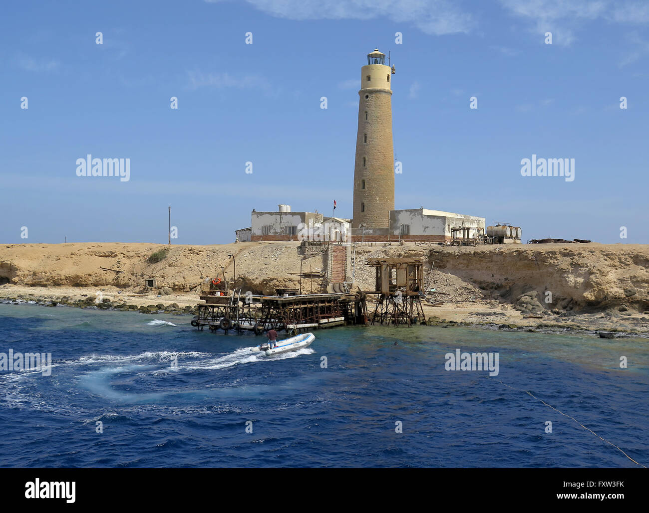 Insel, Big Brother, Brother Islands, Rotes Meer, Aegypten Stockfoto Insel, Big Brother, Brother Islands, Rotes Meer, Aegypten Stockfoto