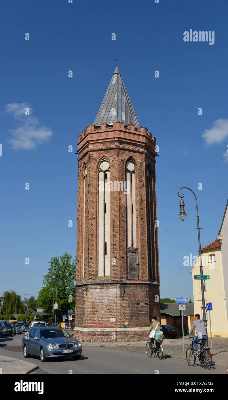 Muehlentorturm, Muehlendamm, Brandenburg an der Havel, Brandenburg, Deutschland Stockfoto