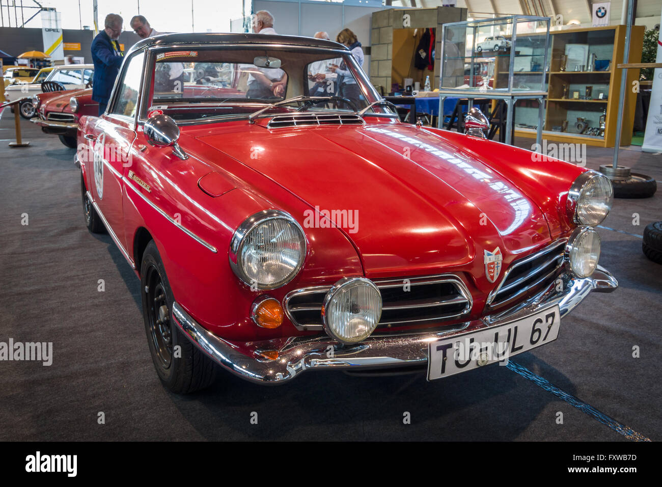 Sport Auto NSU Spider Rally (498 cc Single Rotor Wankel), 1967 Stockfoto