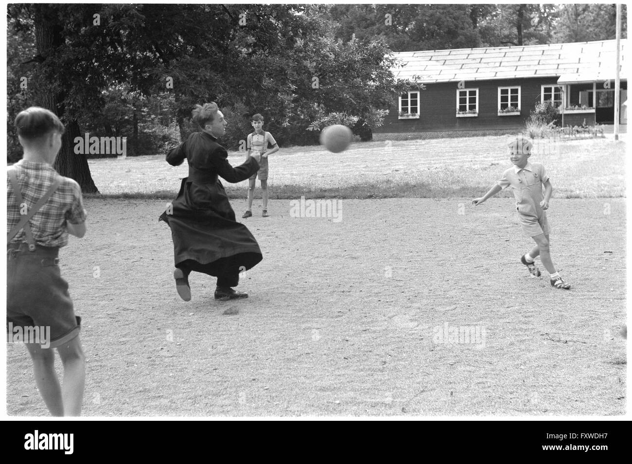 Caritas-Lager Stockfoto