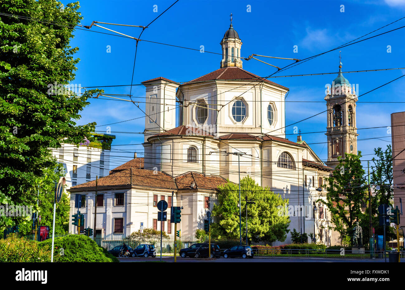 San Bernardino Alle Ossa, einer Kirche in Mailand Stockfoto