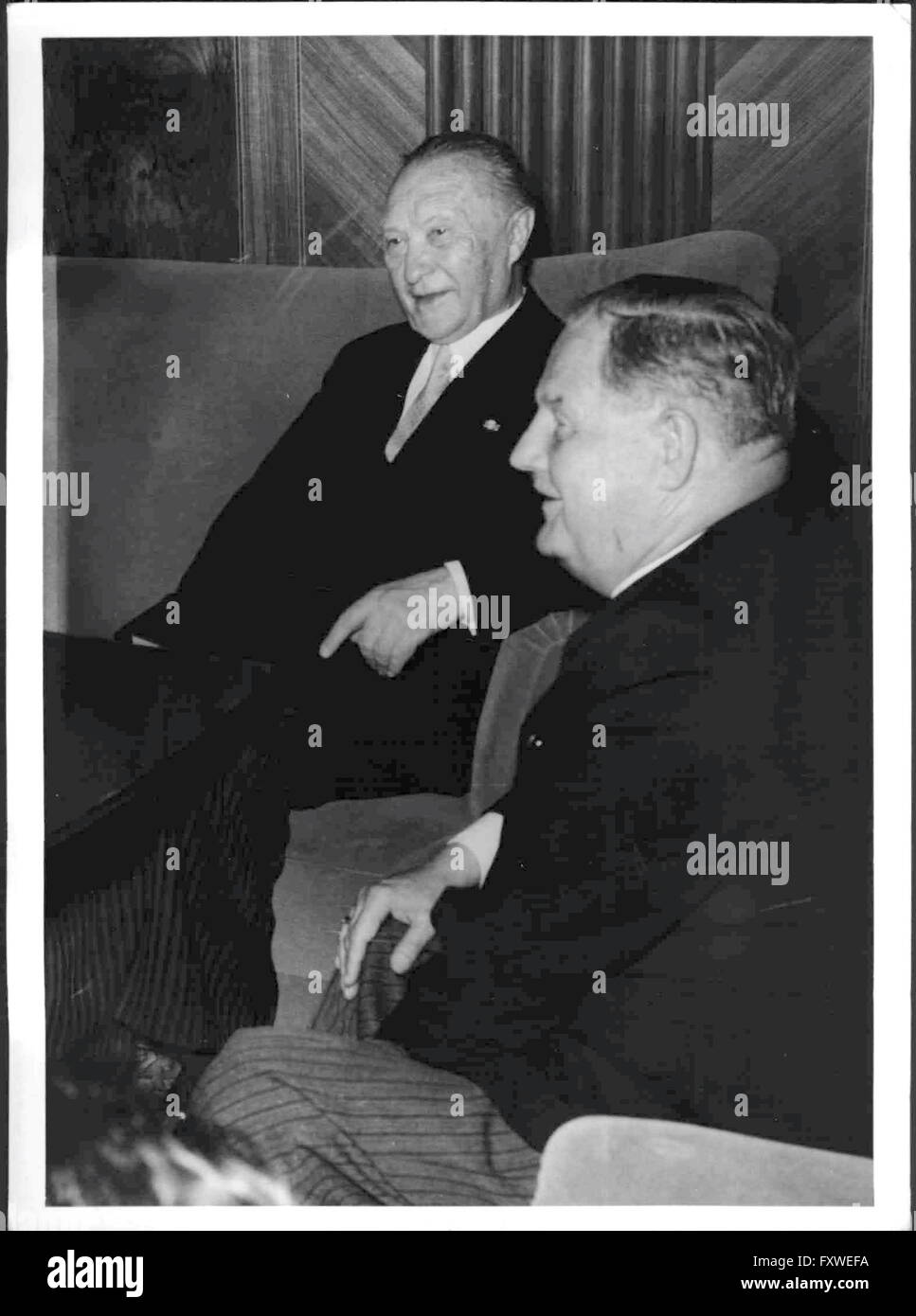 Adenauer in Wien Stockfoto