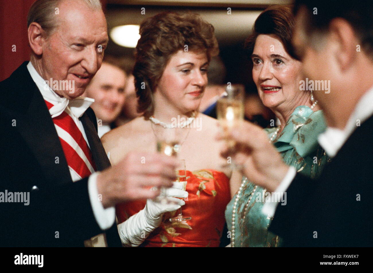 Opernball 1987 Stockfoto