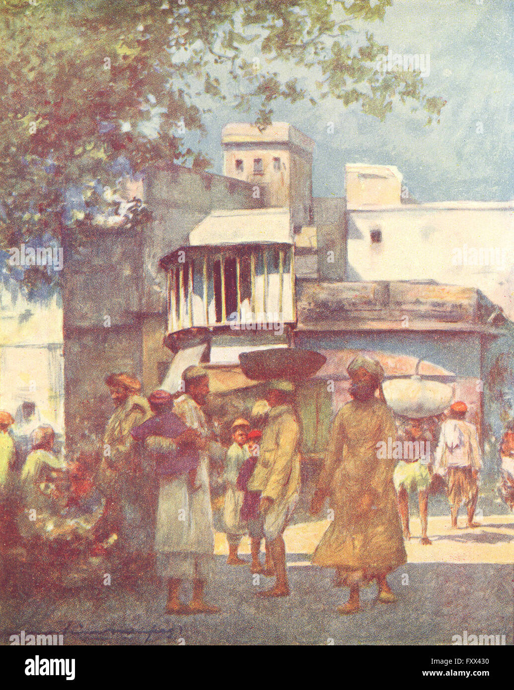 Indien: Agra, antiken print 1905 Stockfoto
