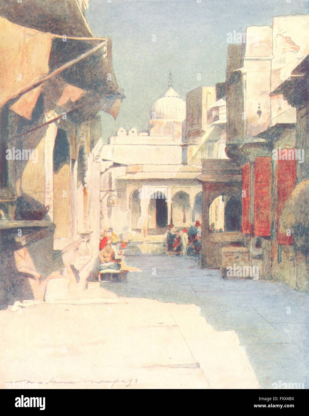 Indien: Jaipur, antiken print 1905 Stockfoto