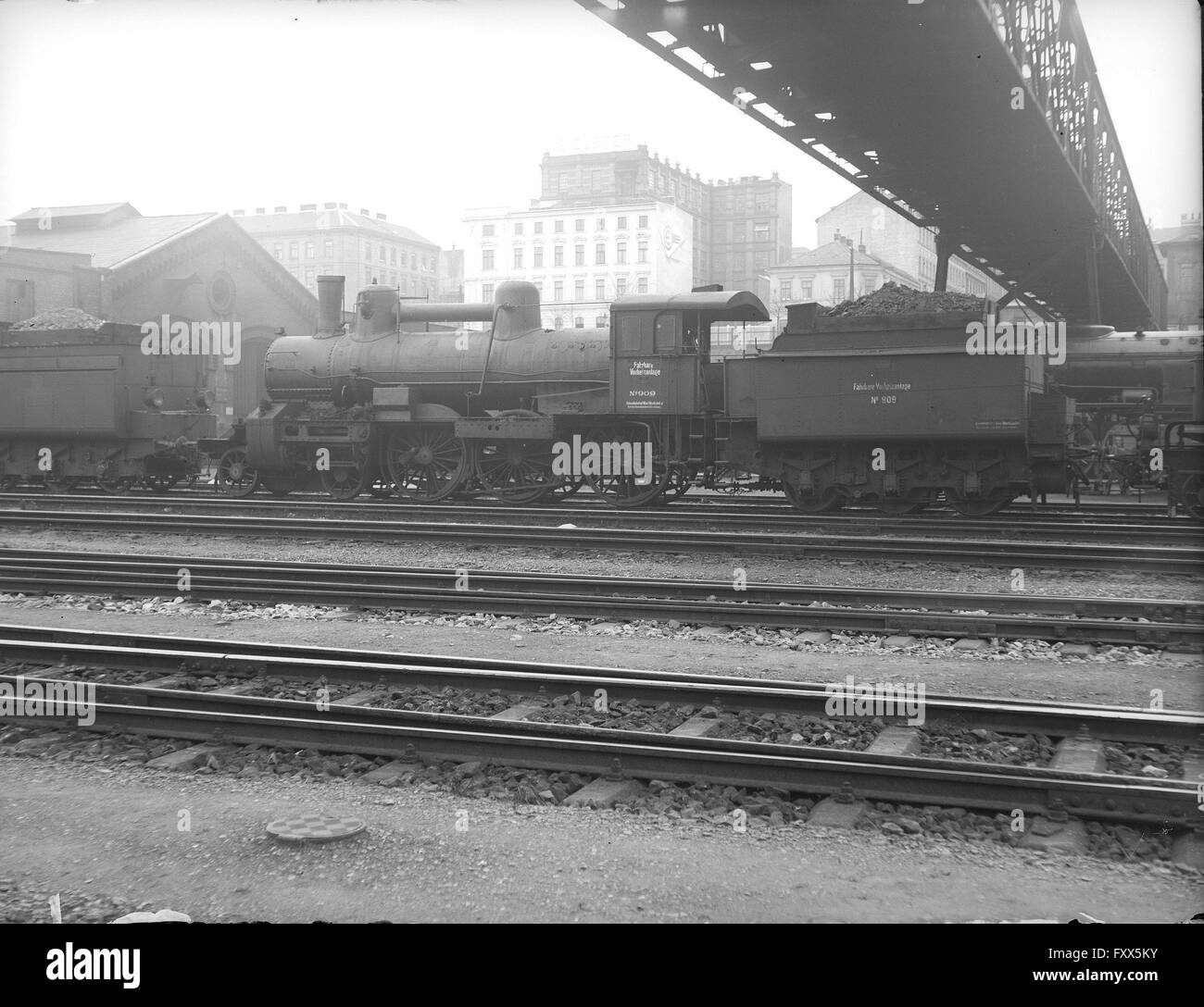 Vorheizanlage Nr. 909 der BBÖ, Dependance BBÖ 109.09 Stockfoto