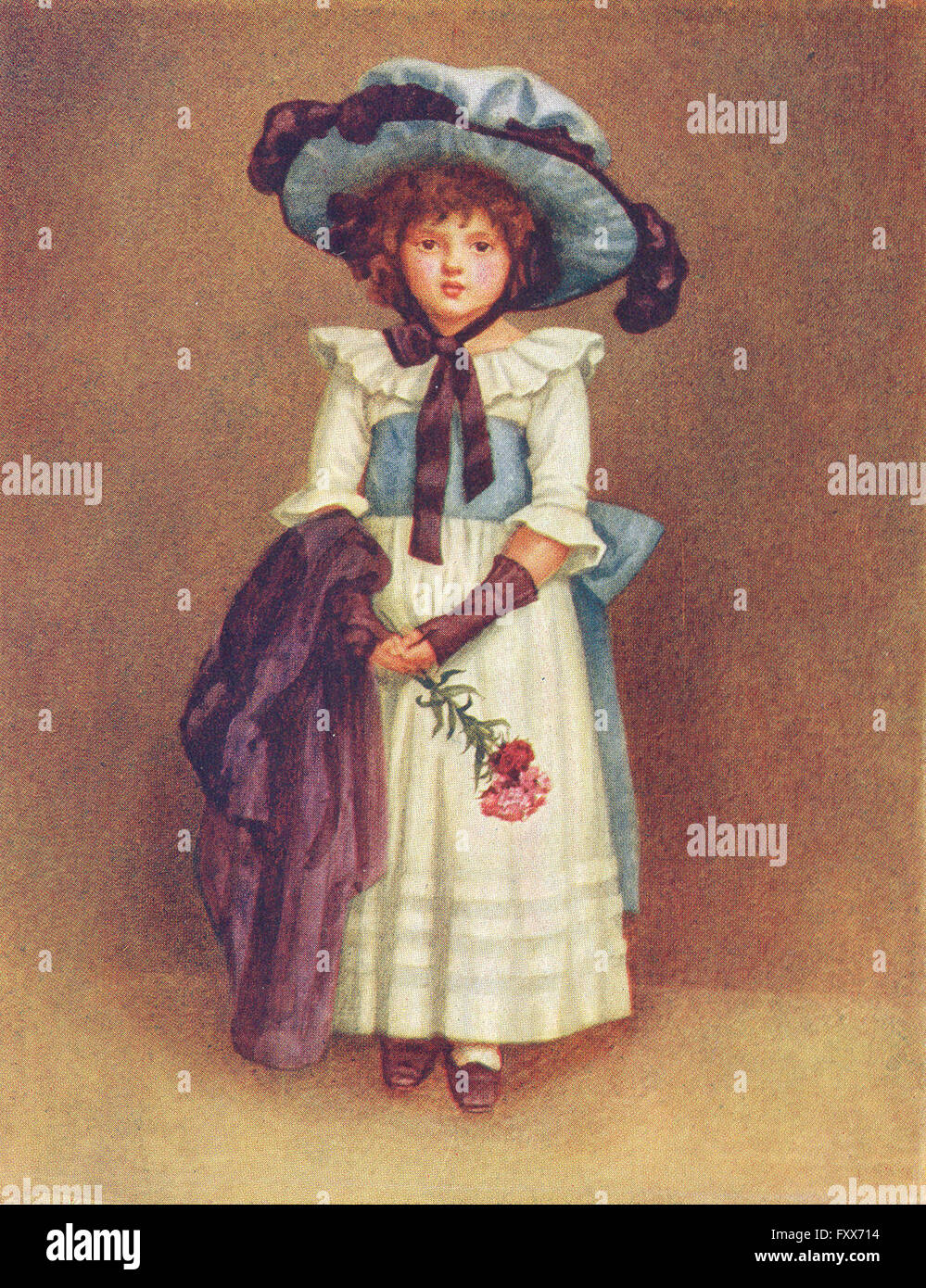 KATE GREENAWAY: Kleines Modell, antiken print 1905 Stockfoto