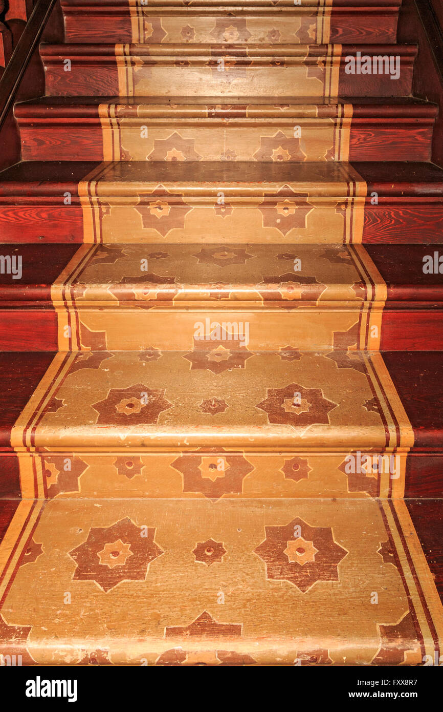 Lackierte Treppe Zum Zweiten Stock Des Ardoyne Plantage Es War
