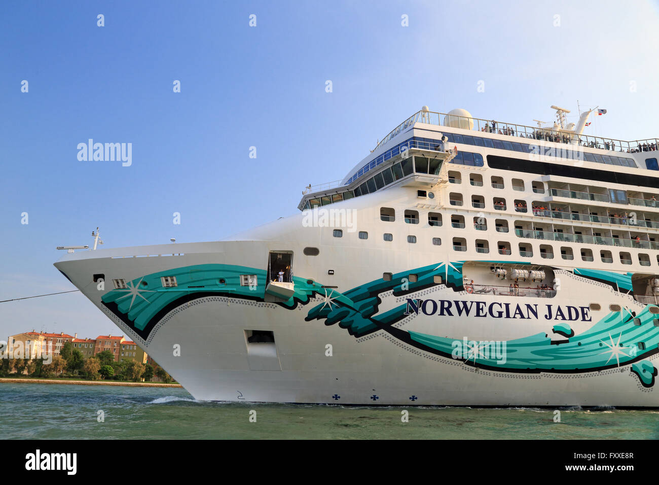 Kreuzfahrtschiff Norwegian Cruise Line, Norwegian Jade IMO 9304057 Stockfoto