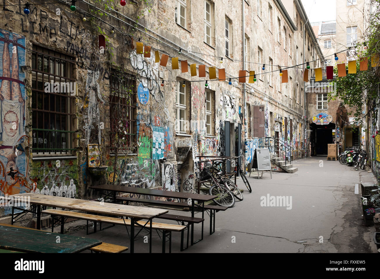 BERLIN, APRIL 15: Haus Schwarzenberg am 15. April 2016 in Berlin. Stockfoto