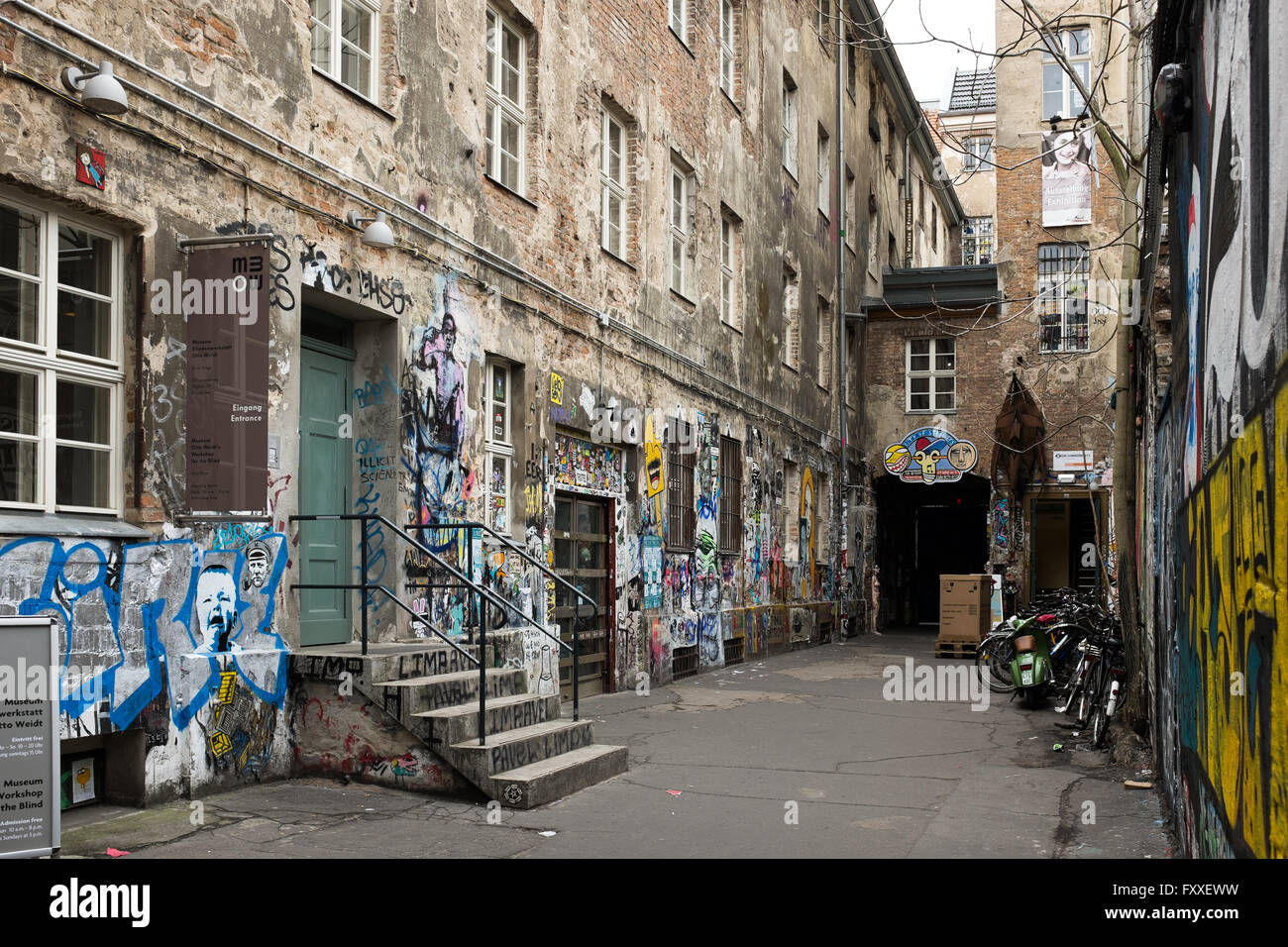 BERLIN, APRIL 15: Haus Schwarzenberg am 15. April 2016 in Berlin. Stockfoto