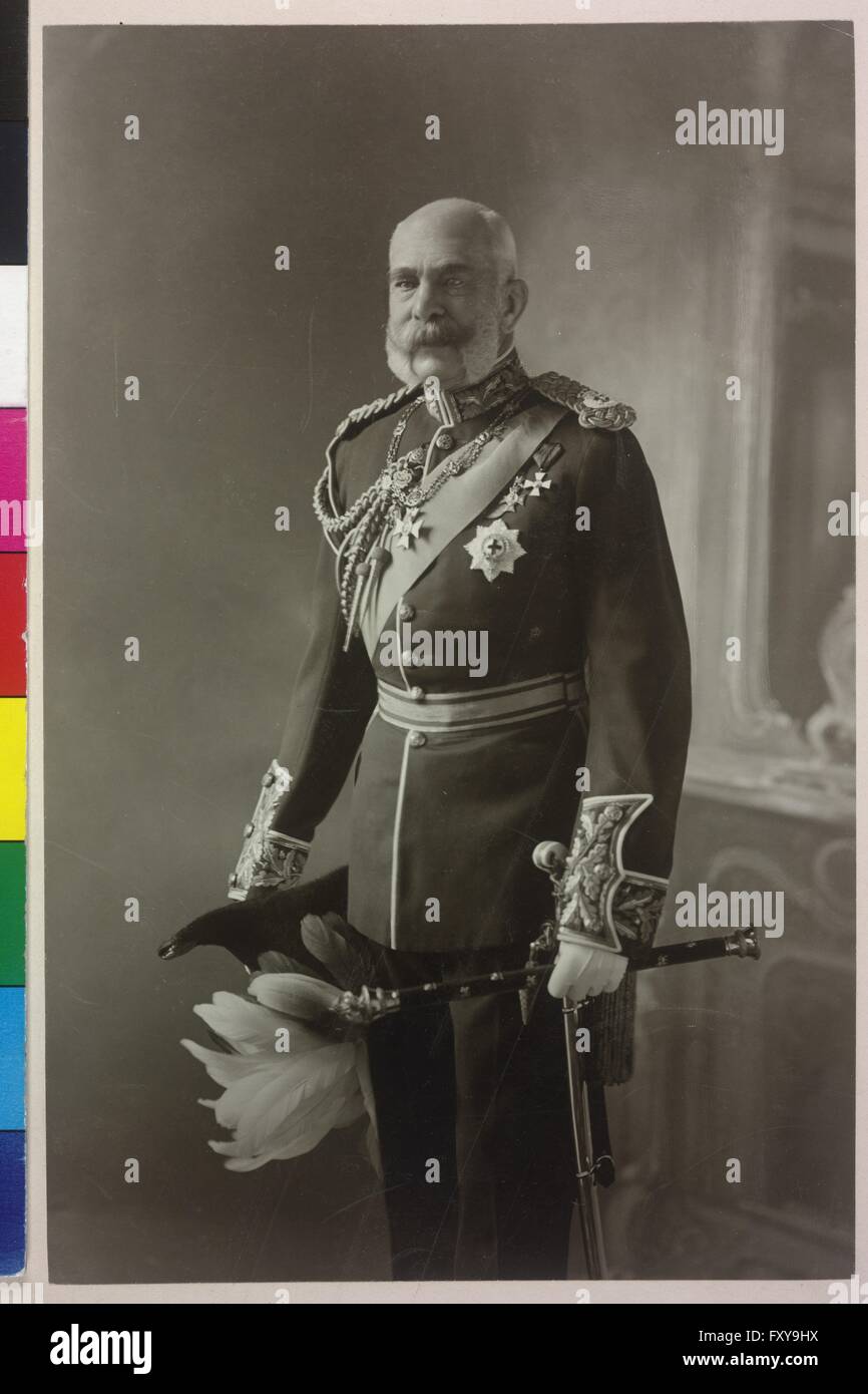 Franz Joseph I., Kaiser von Österreich Stockfoto