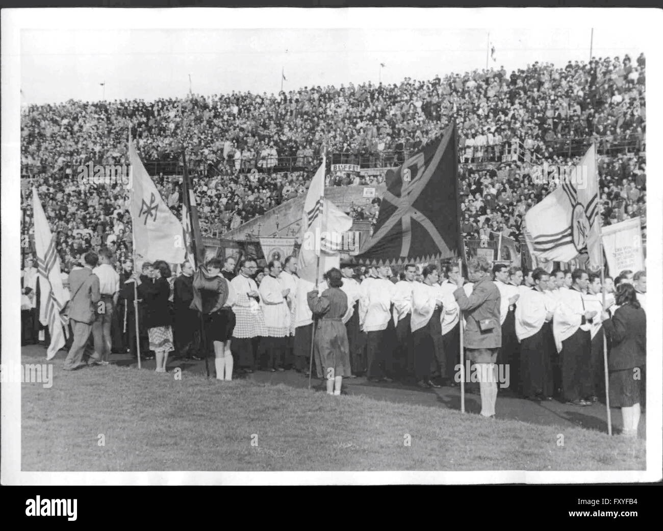 Themensektors Im Stadion Stockfoto