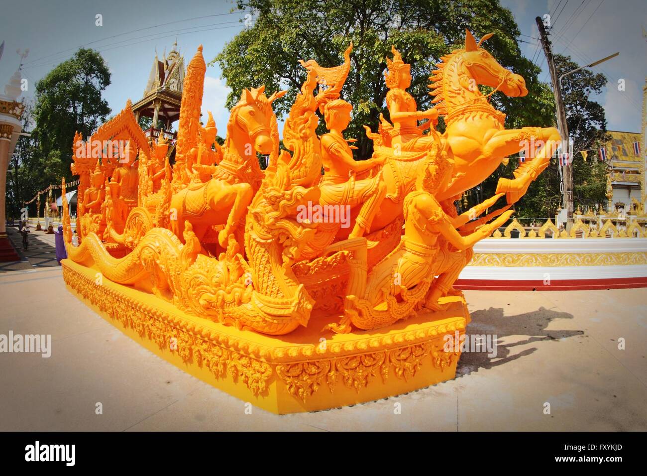 Wat Phrathat Nong Bua, Provinz Ubon Ratchathani, Thailand Stockfoto