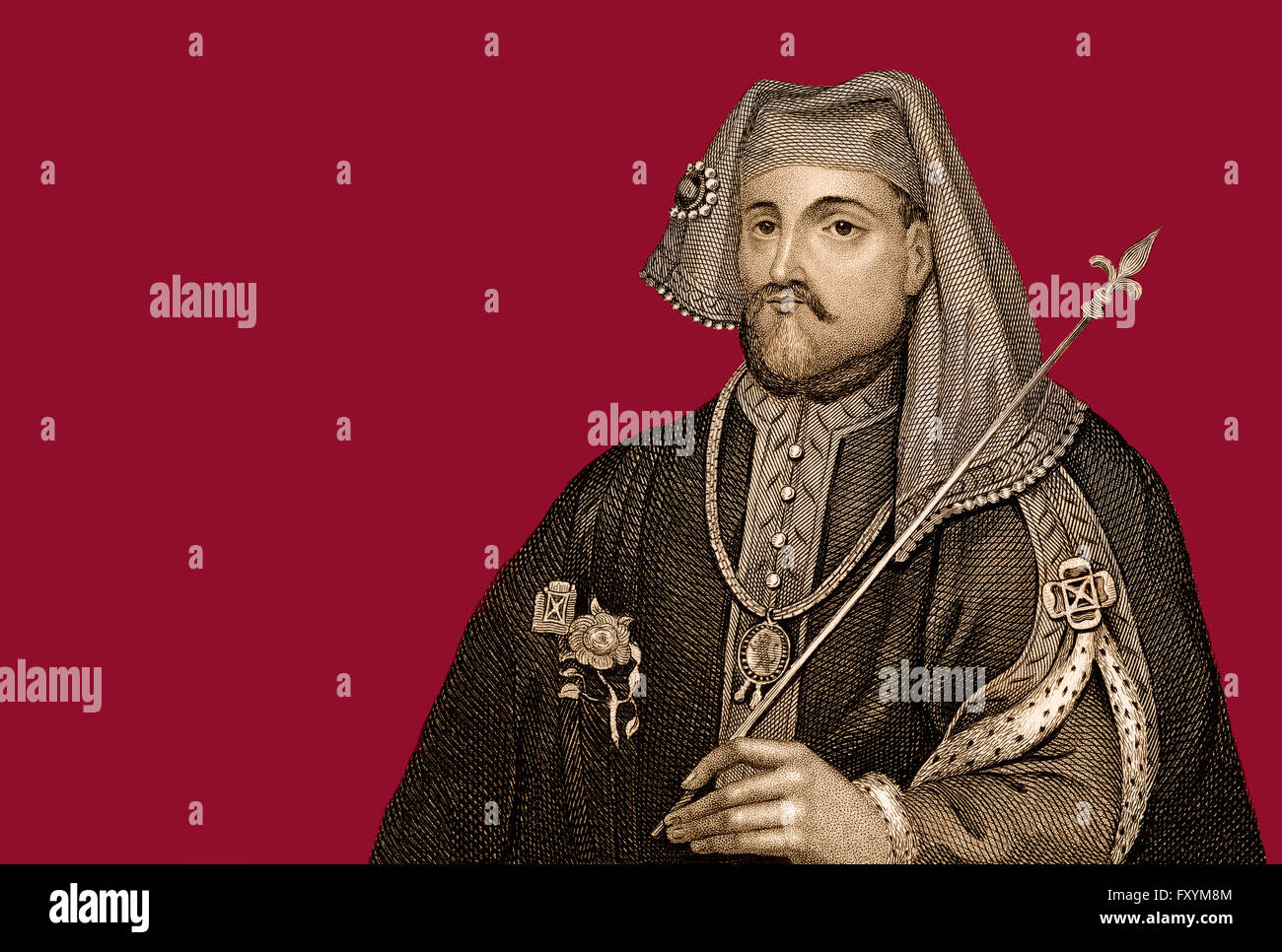Heinrich IV. oder Henry Bolingbroke, 1367-1413, König von England Stockfoto