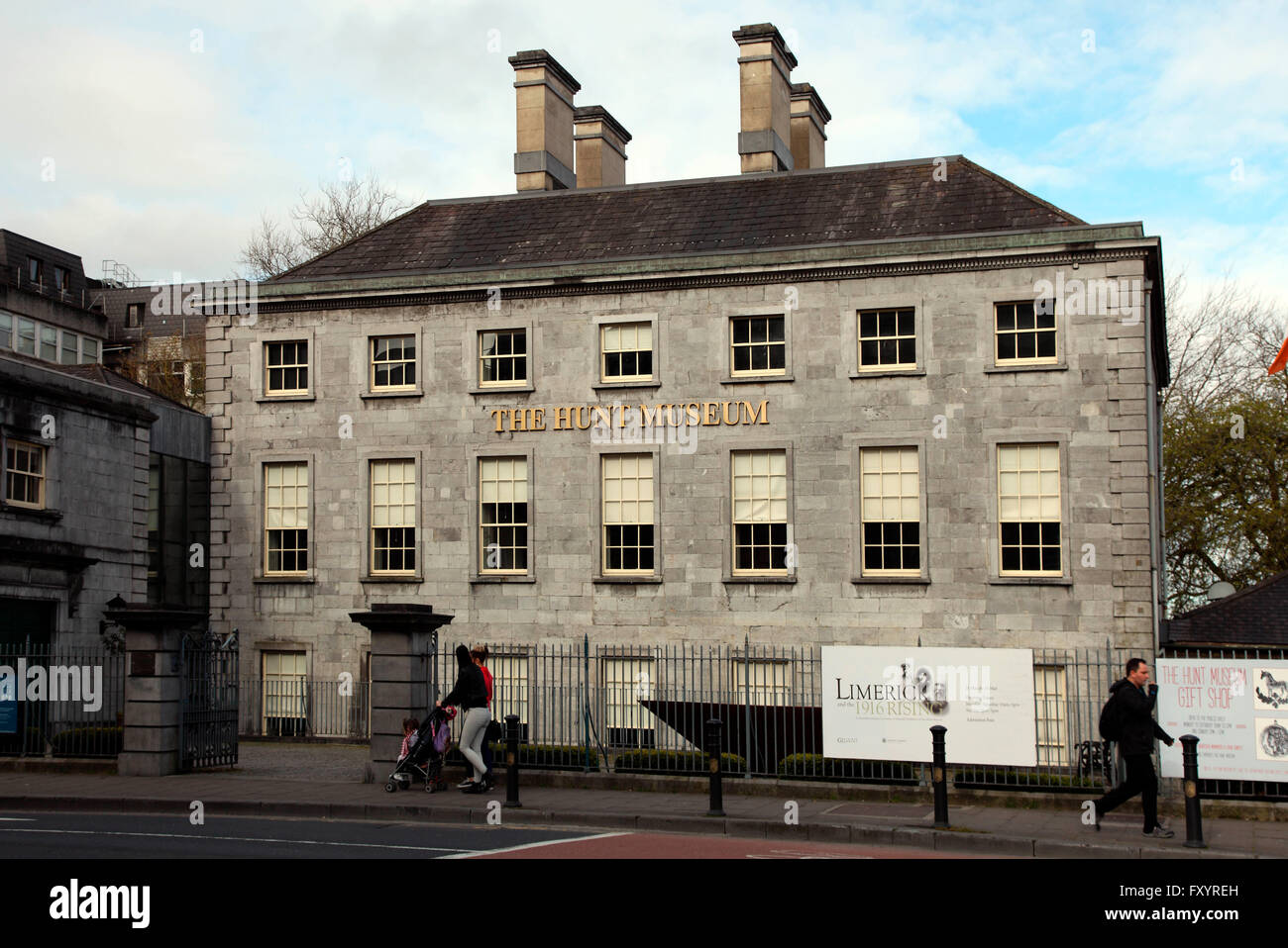 Das Hunt Museum, untergebracht im ehemaligen Zollhaus, Limerick Stockfoto
