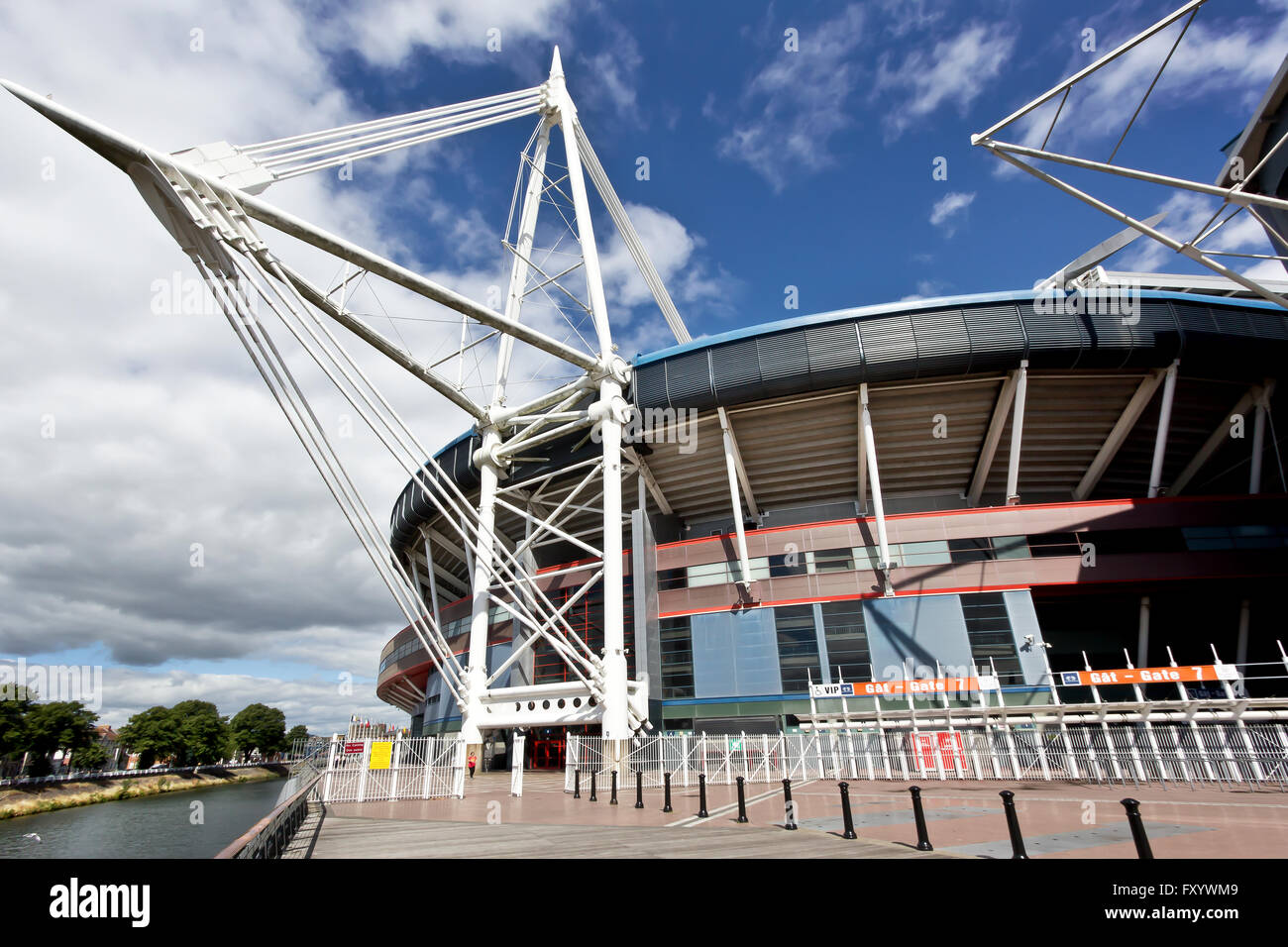 Cardiff Millennium Stadium, jetzt umbenannt Stockfoto