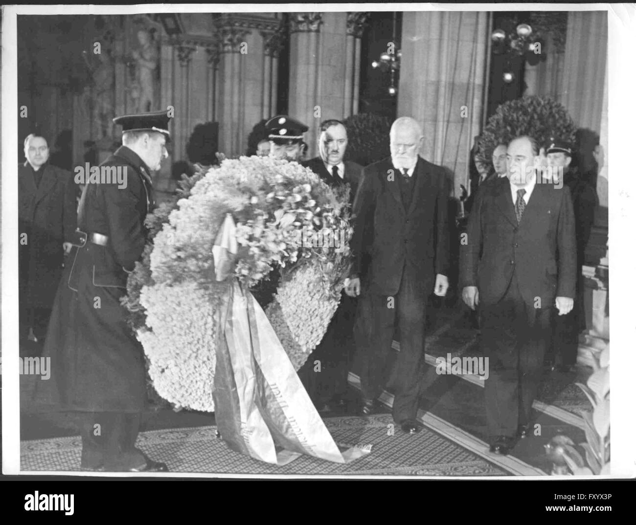 Abschied von Bundespräsident Renner Stockfoto