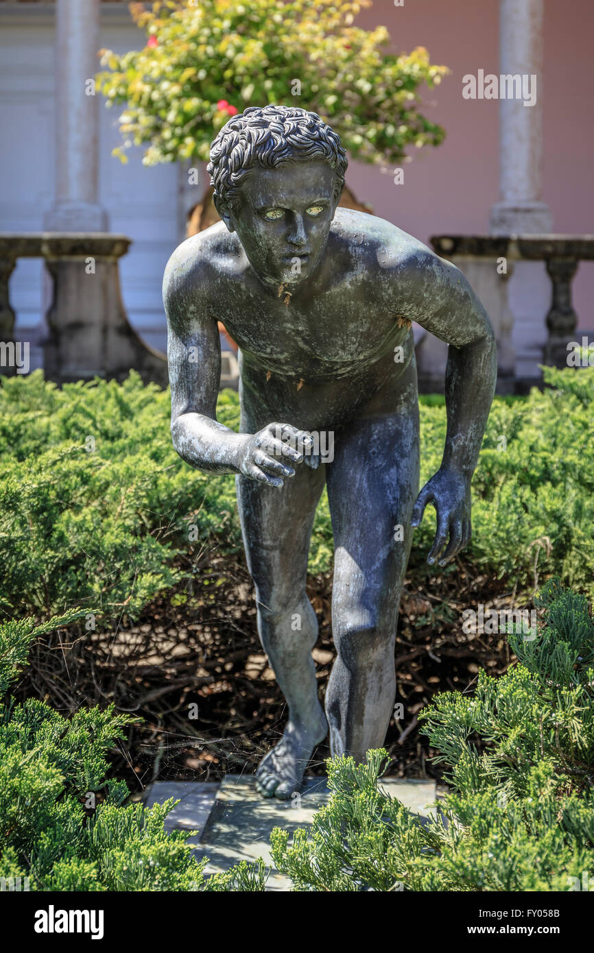 Gartenstatue im Ringling Museum, Sarasota, Florida. Stockfoto