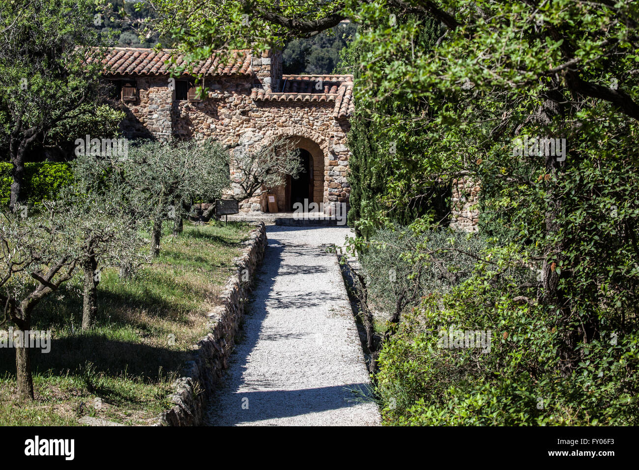 Die Kapelle unserer lieben Frau von Pepiole (Six-Fours-Les-Plages, Var, Frankreich) Stockfoto