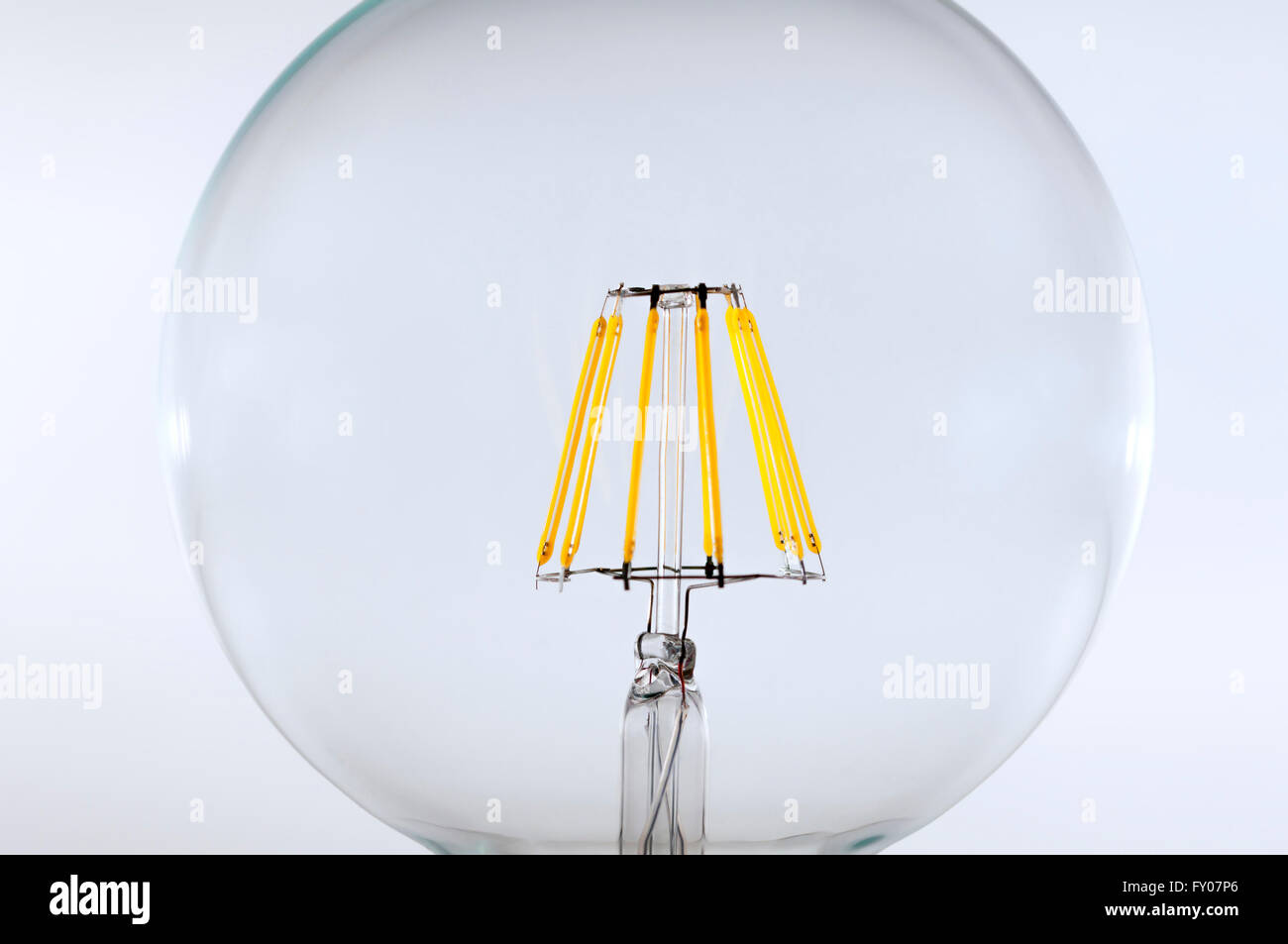 LED Heizfaden Lampe details Stockfoto