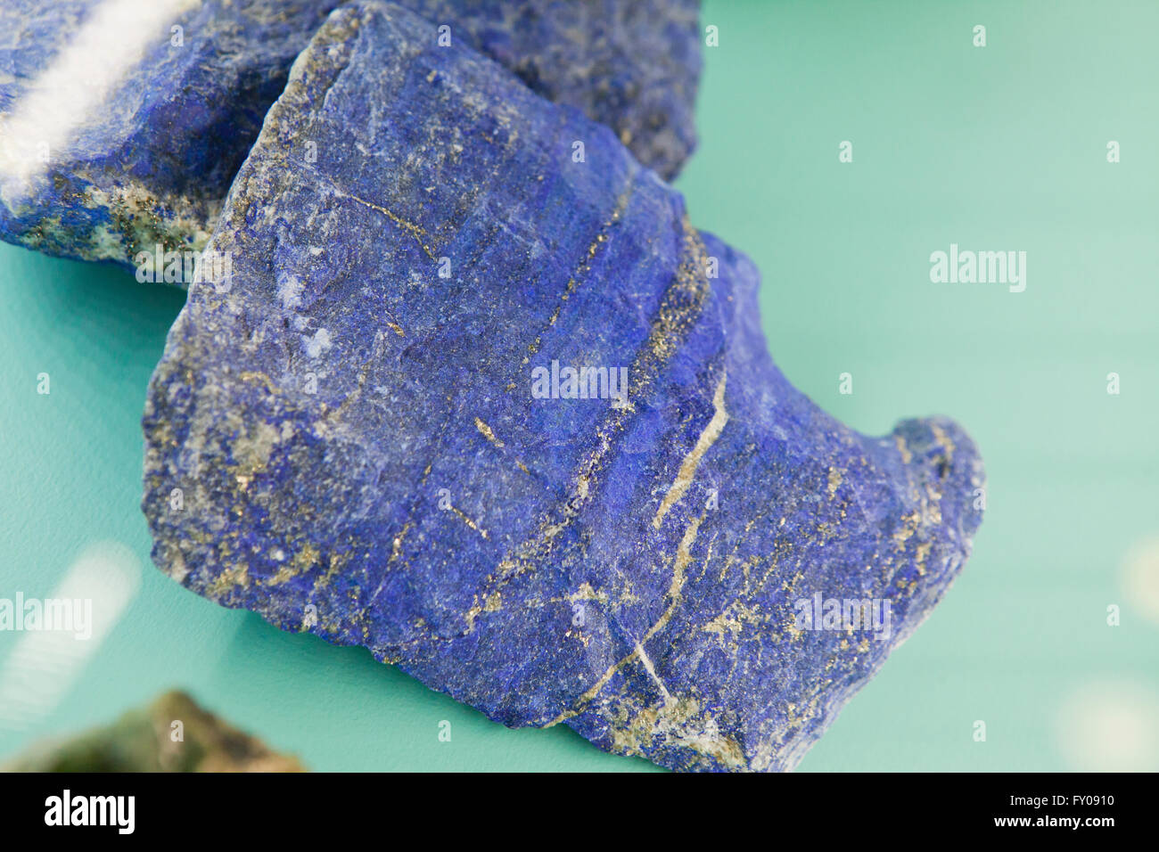 Rohe Lapislazuli Stein Probe - USA Stockfoto