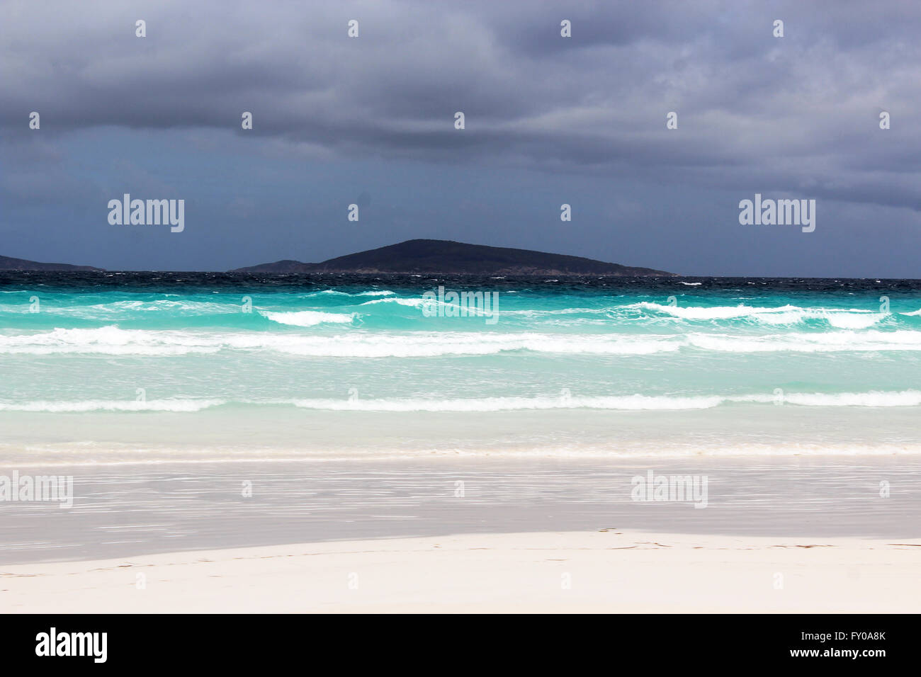 Esperance, South Western Australien mit malerischen Südlichen Ozean, Granitklippen und isolierte Inseln ist ein Paradies für Angeln und Baden. Stockfoto