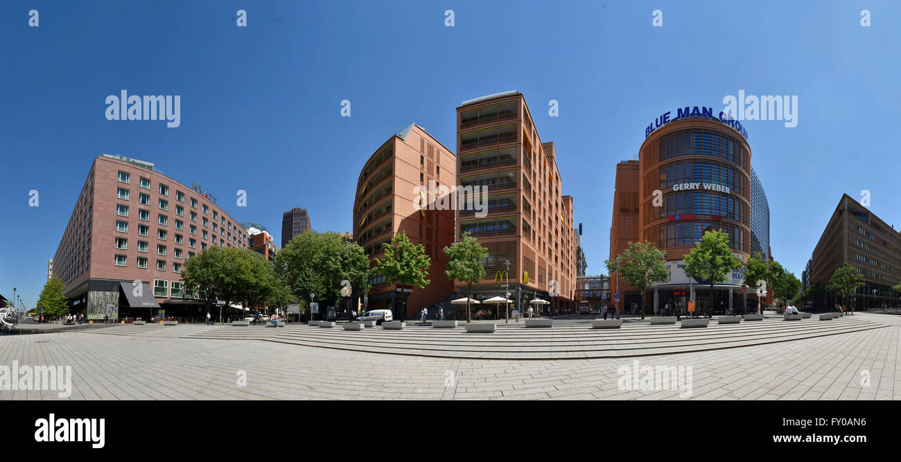 Marlene-Dientrich-Platz, Potsdamer Platz, Tiergarten, Mitte, Berlin, Deutschland Stockfoto