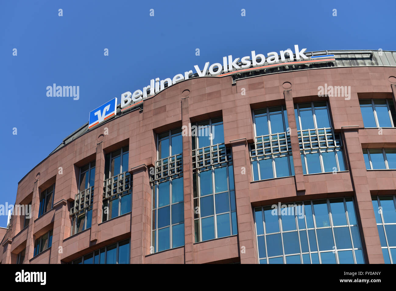 Berliner Volksbank, Budapester Straße, Tiergarten, Mitte, Berlin, Deutschland Stockfoto