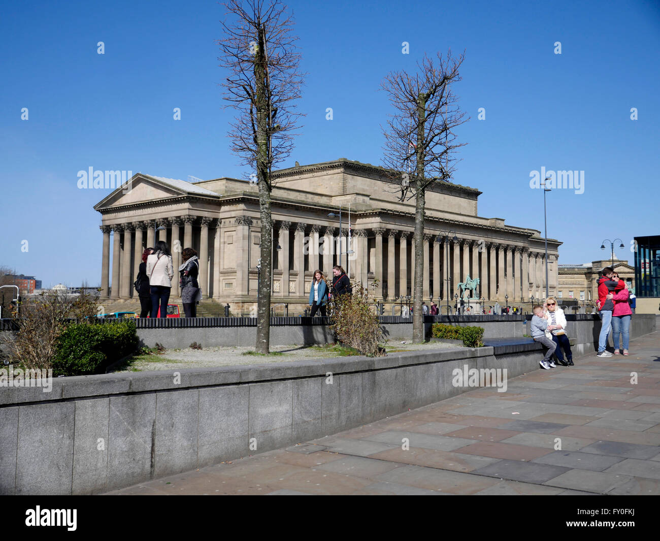 St Georges Hall Liverpool. UK Stockfoto