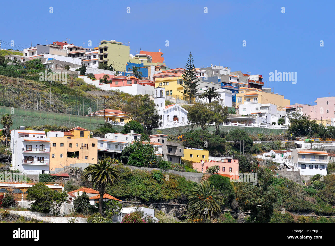 Die Höhen von Icod de Los Vinos im Nordwesten von Teneriffa in die spanischen Kanarischen Inseln Stockfoto