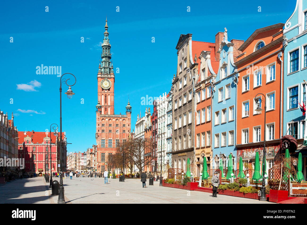 Die Altstadt in Danzig, Polen Stockfoto