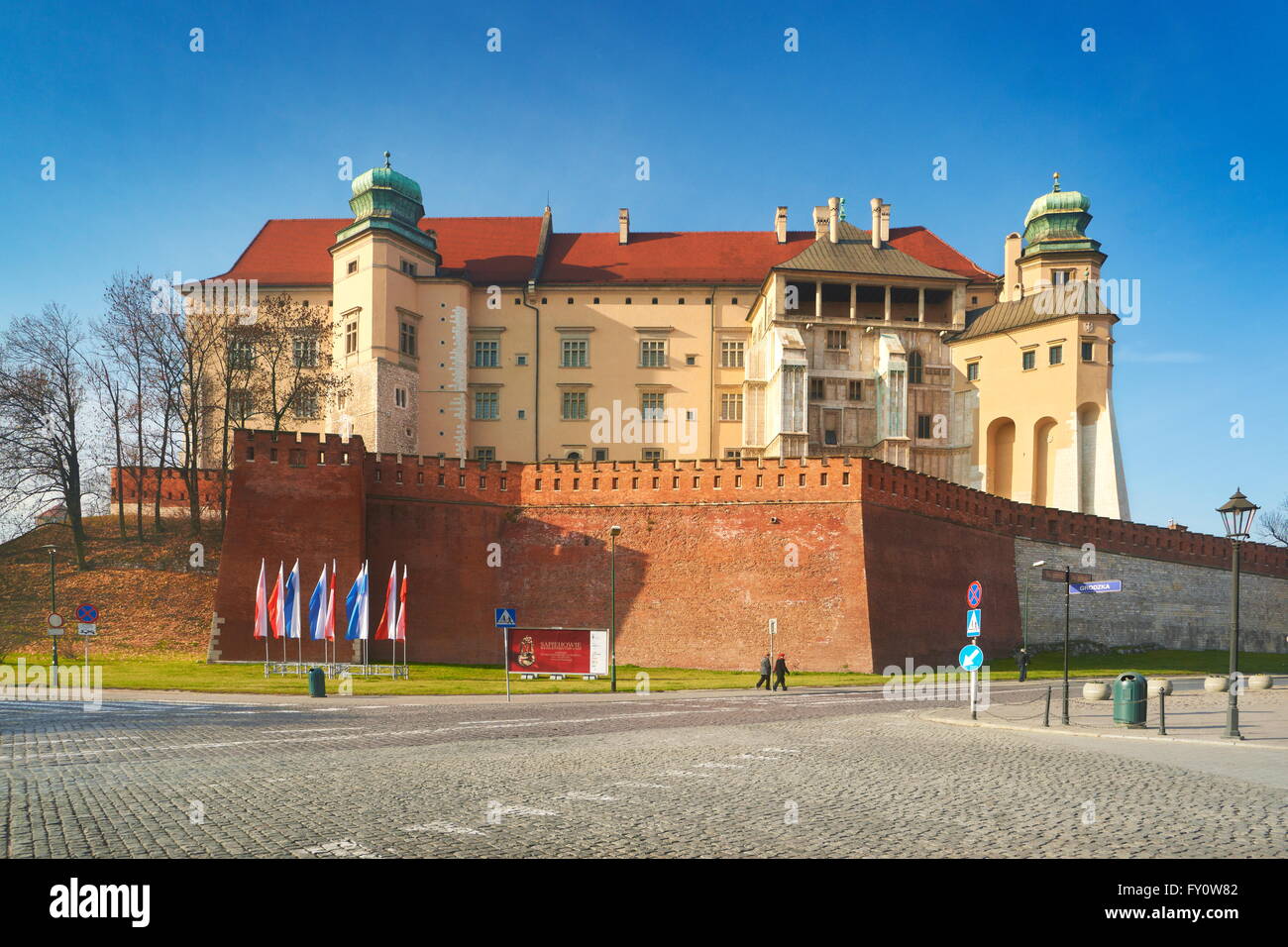 Die gotische Burg Wawel, Krakow (Krakau), Polen, Europa Stockfoto