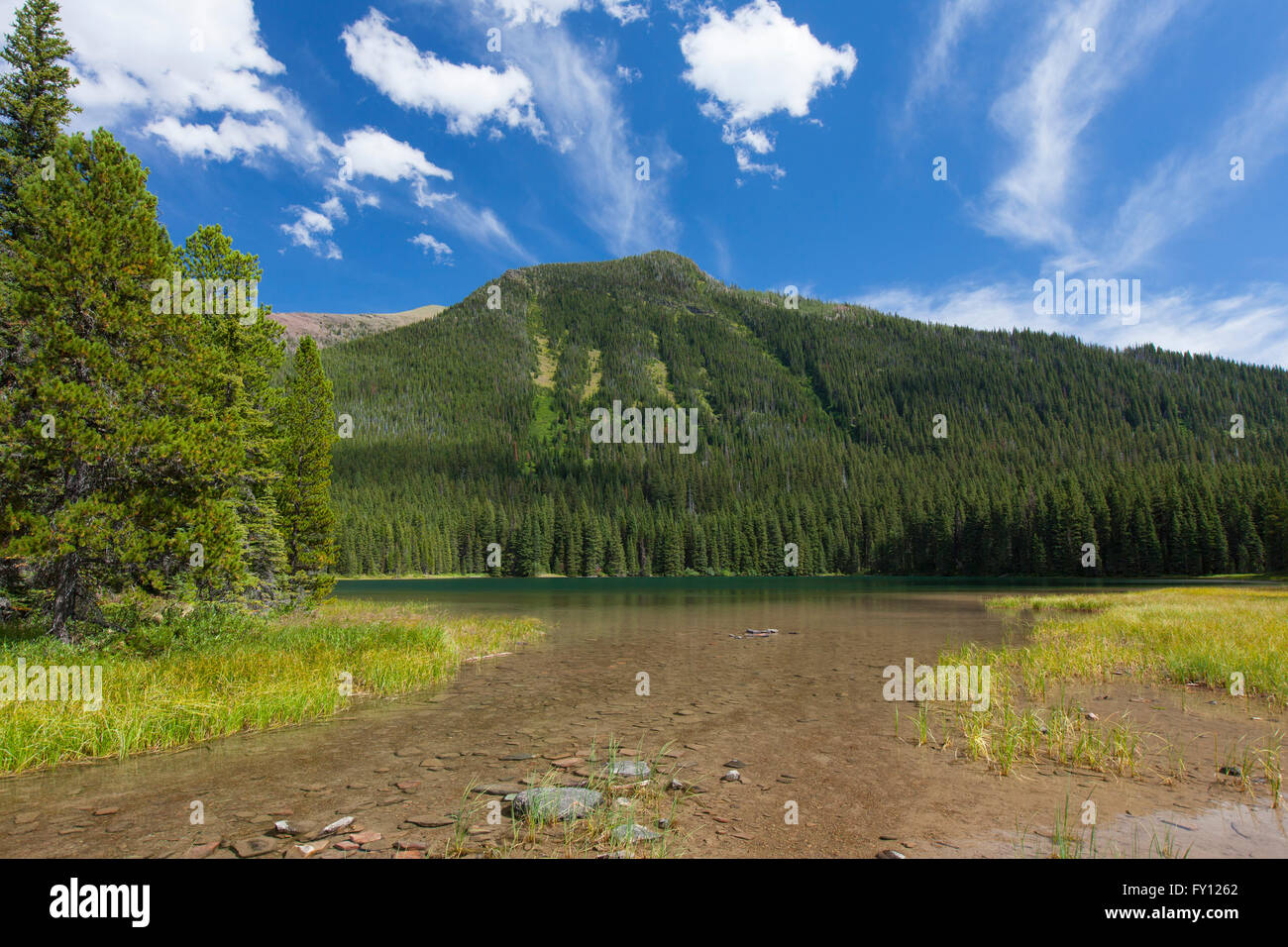 Akamina See, Waterton Lakes National Park, Alberta, Kanada Stockfoto